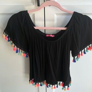 Tasseled blouse
